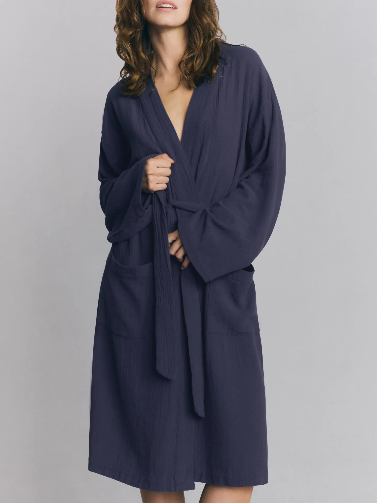 Atlantic Cotton Gauze Robe