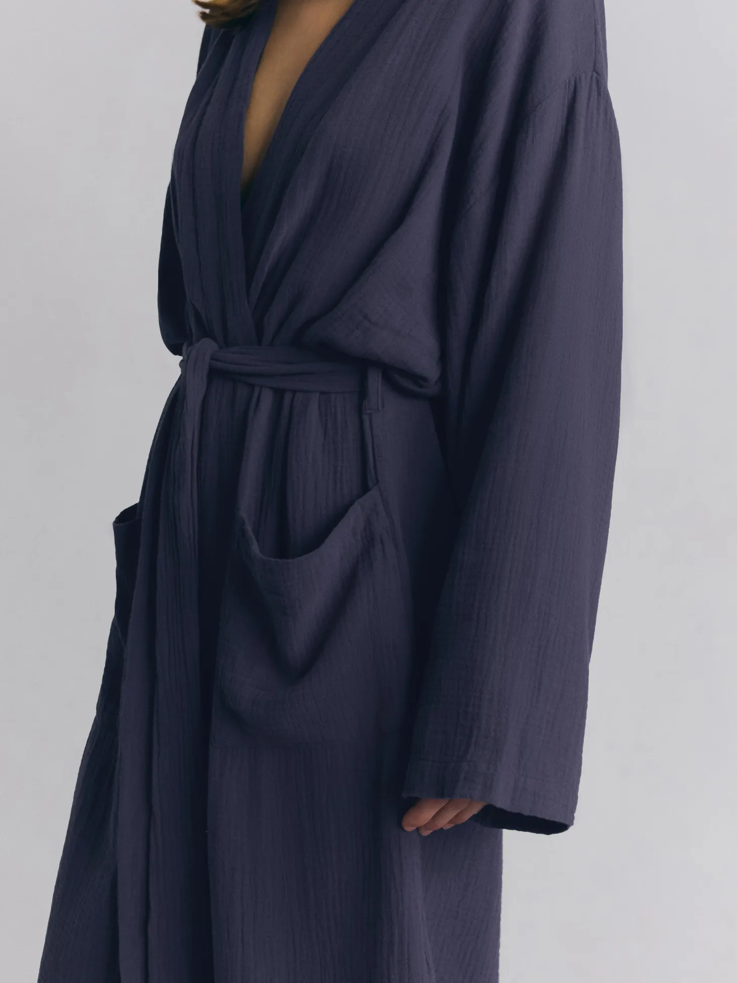 Atlantic Cotton Gauze Robe