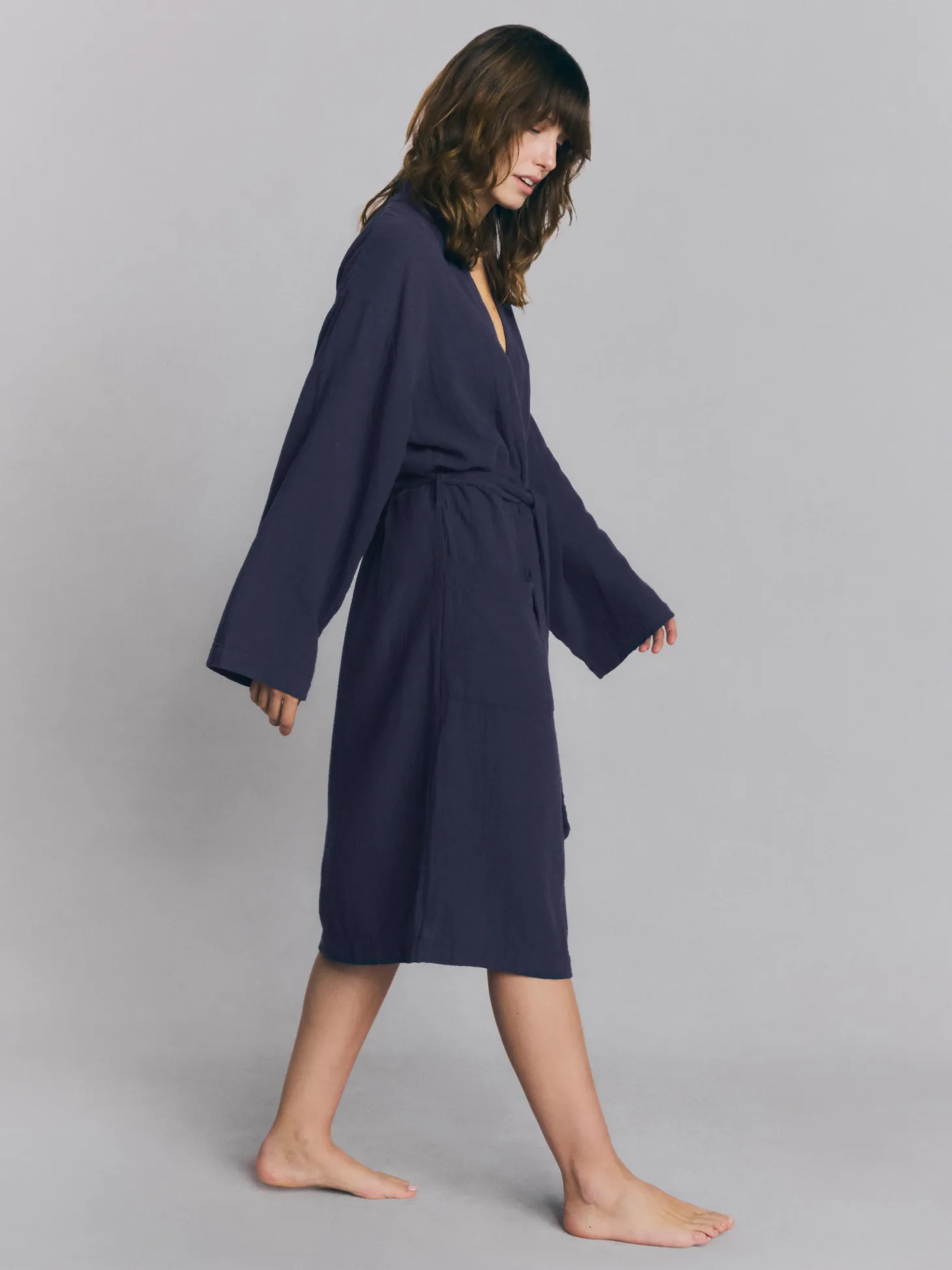 Atlantic Cotton Gauze Robe