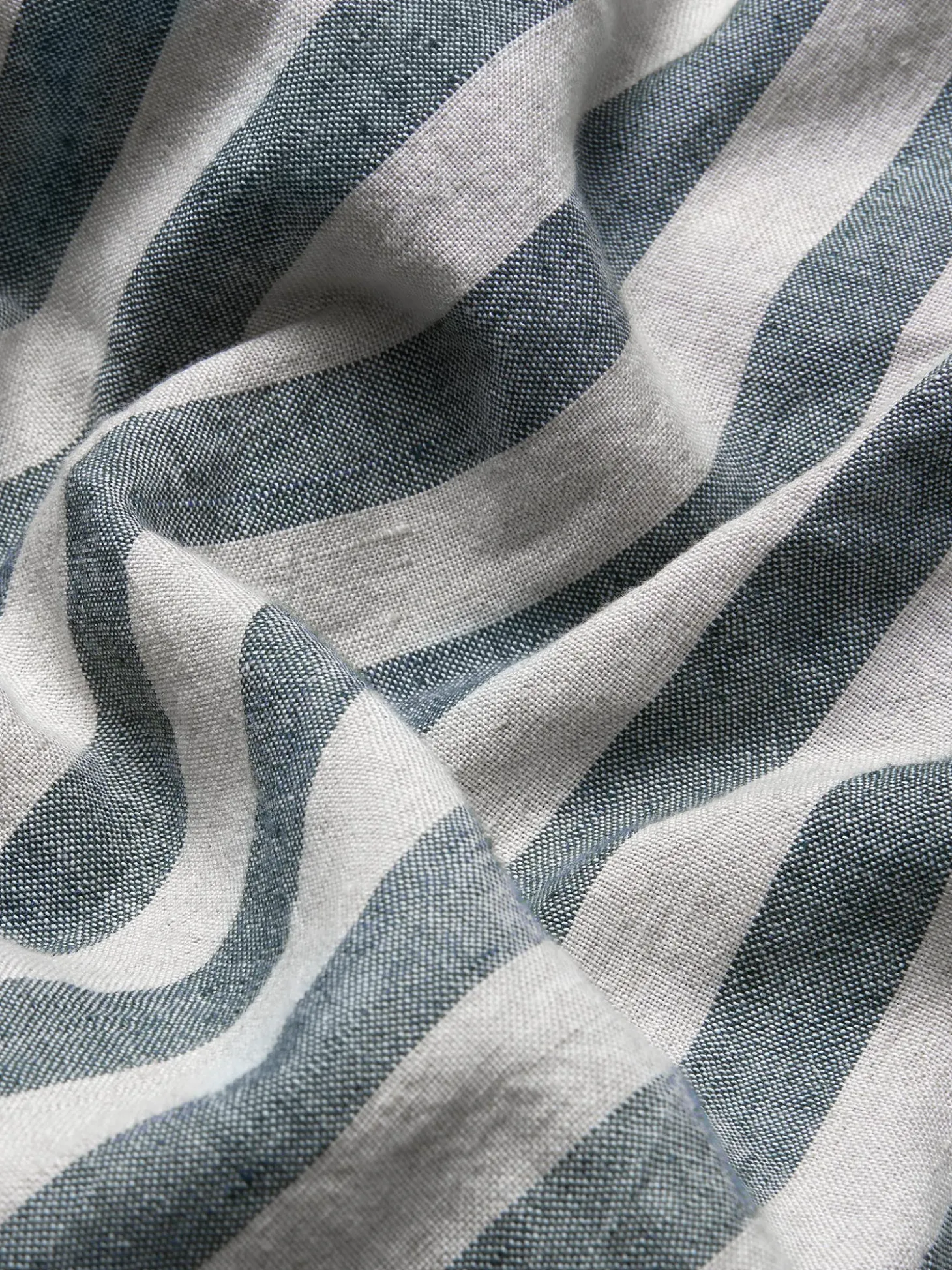 Atlantic Pembroke Stripe Linen Blend Pillowcase (Pair)