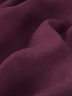 Berry Linen Blend Duvet Set