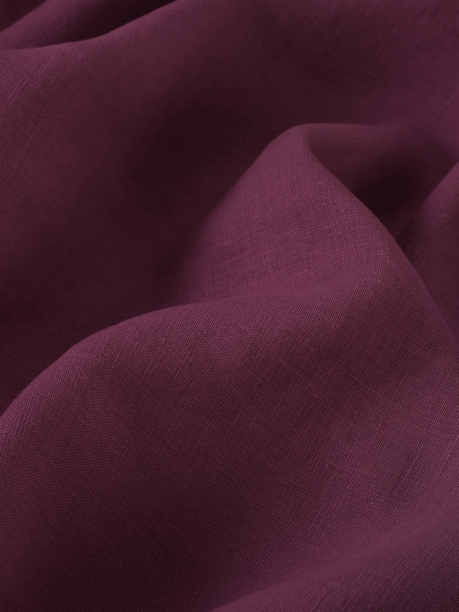 Berry Linen Blend Duvet Set