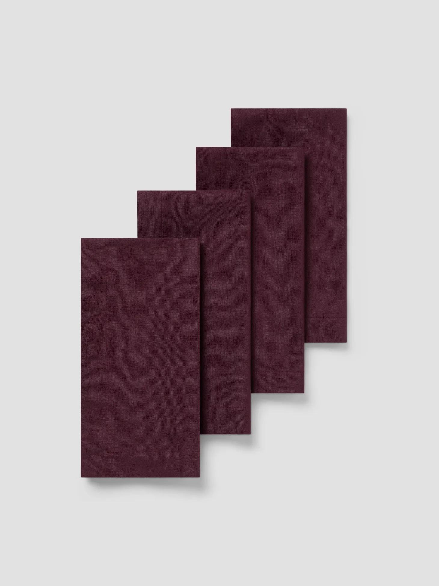 Berry Linen Blend Napkins Set of 4