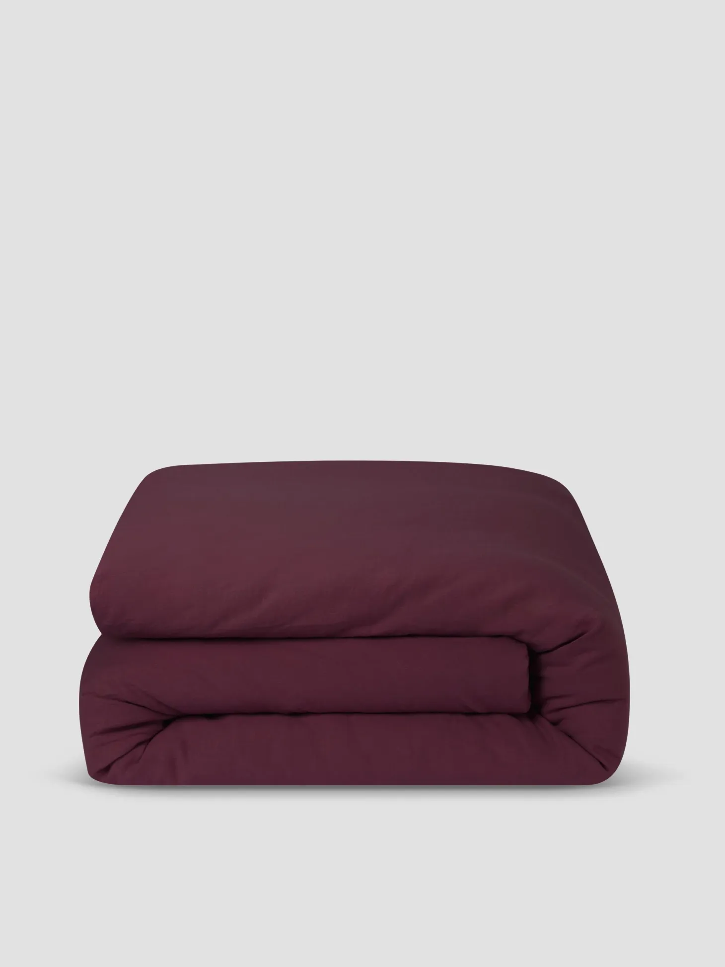 Berry 100% Linen Duvet Cover
