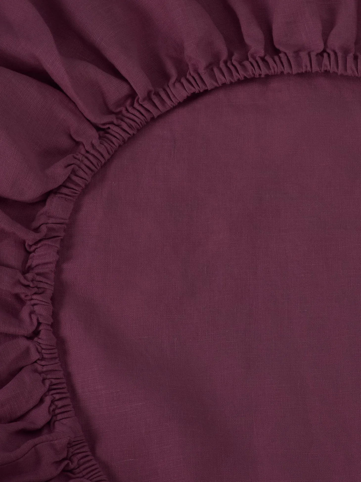 Berry 100% Linen Fitted Sheet