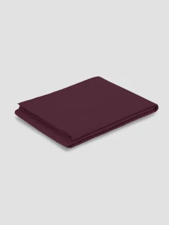 Berry 100% Linen Flat Sheet