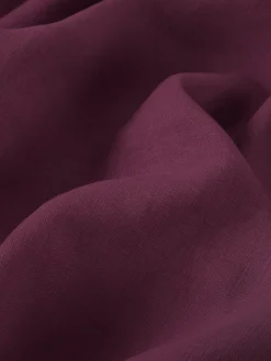 Berry 100% Linen Flat Sheet