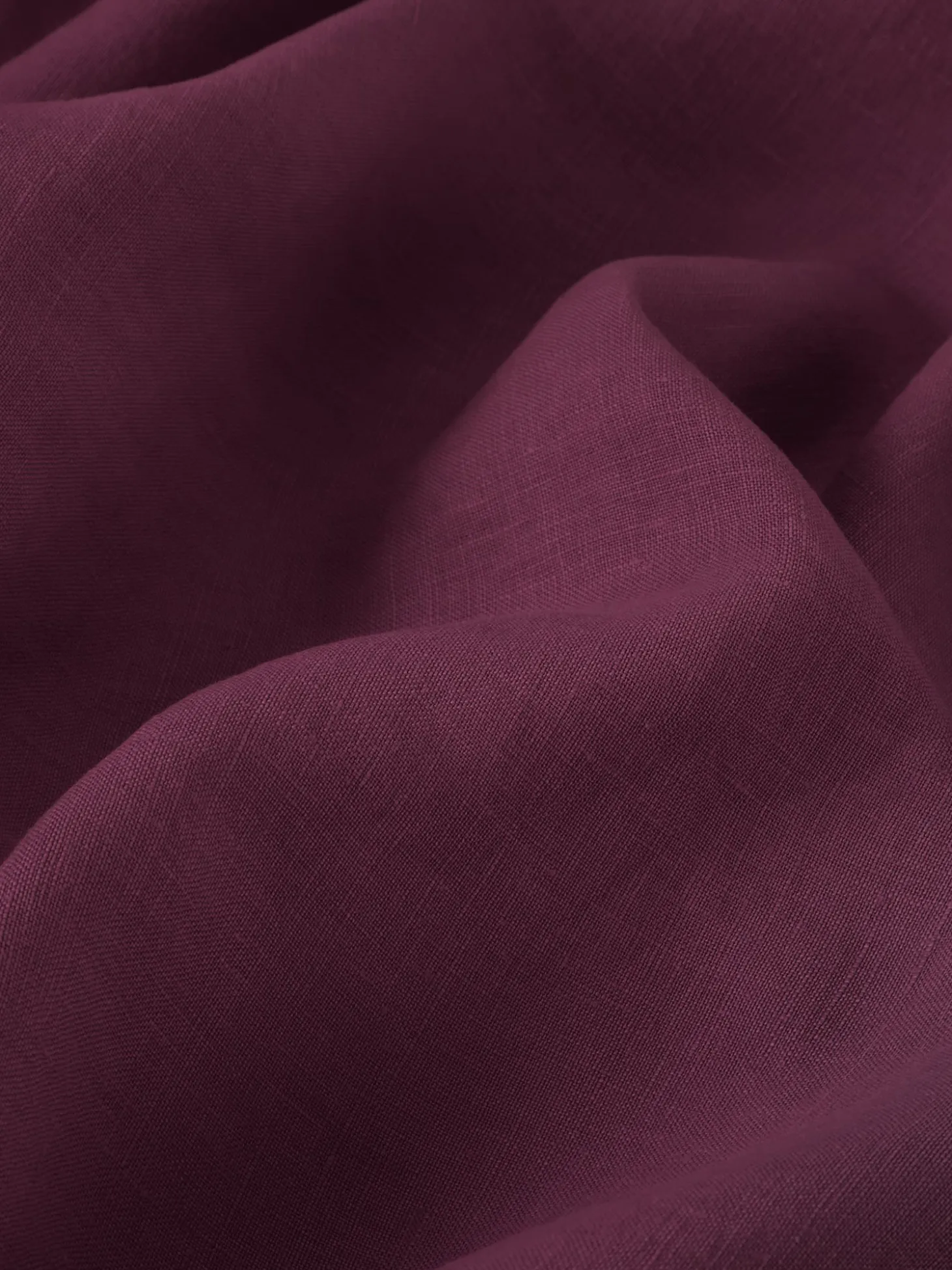 Berry 100% Linen Flat Sheet