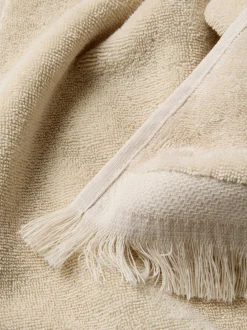 Birch Fringe Edge Cotton Towels