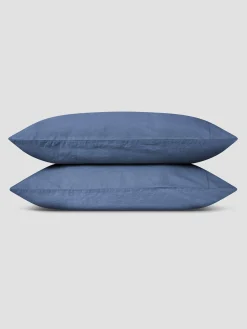 Blueberry Linen Blend Pillowcase (Pair)