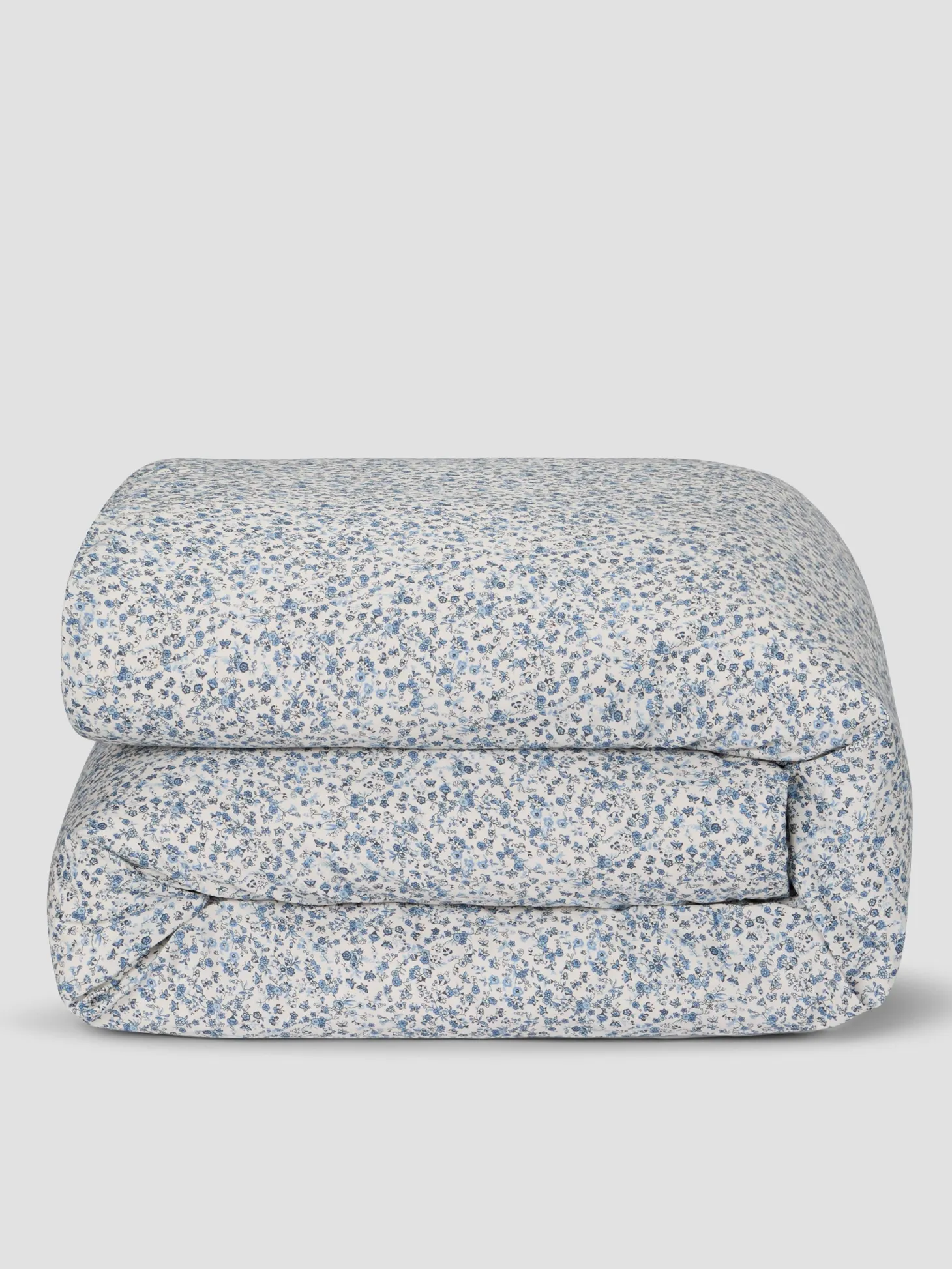 Blue Mini Meadow Cotton Duvet Cover