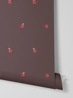 Brown Stone Apples Wallpaper