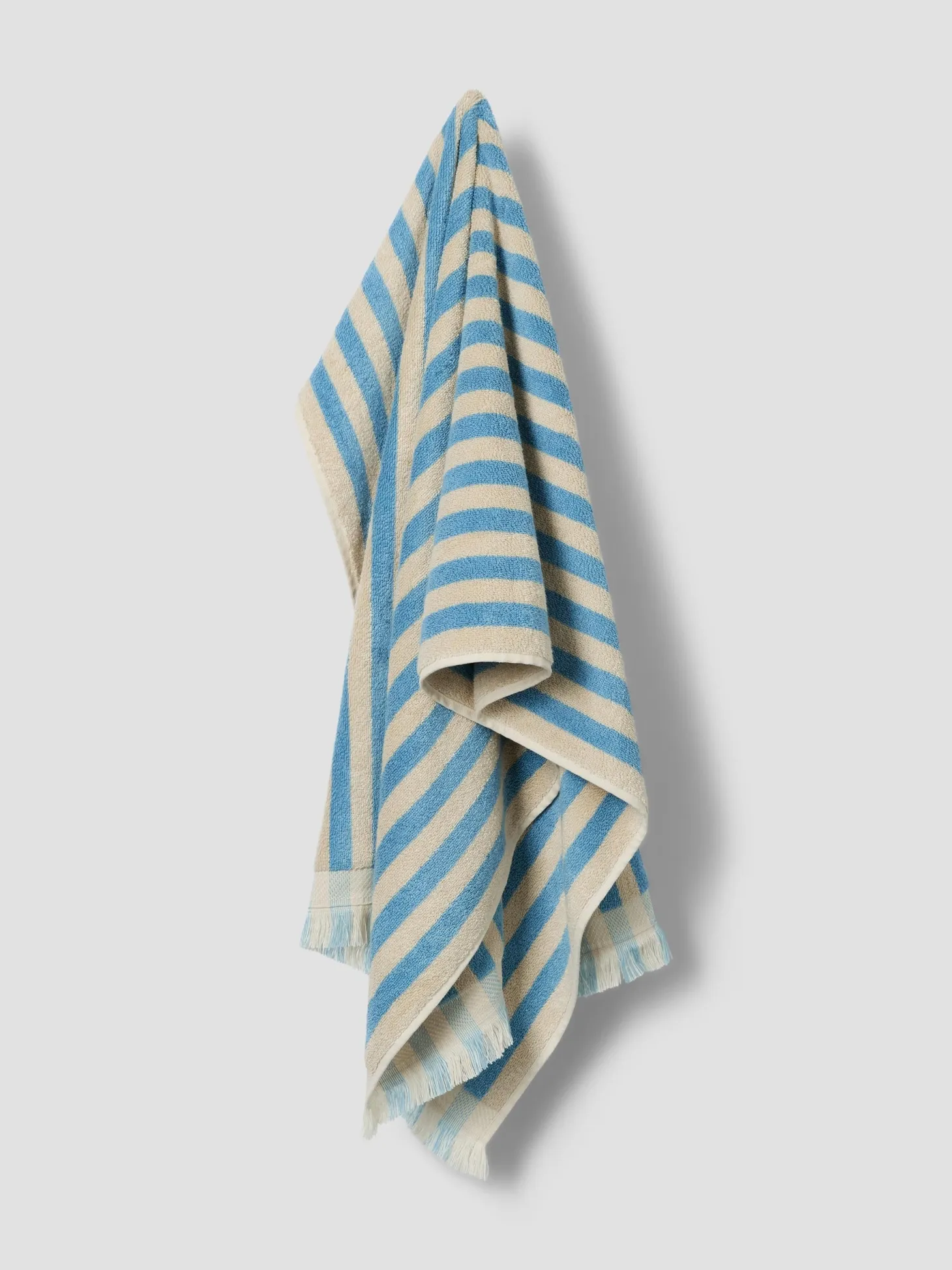 Coastal Blue Pembroke Stripe Cotton Towels