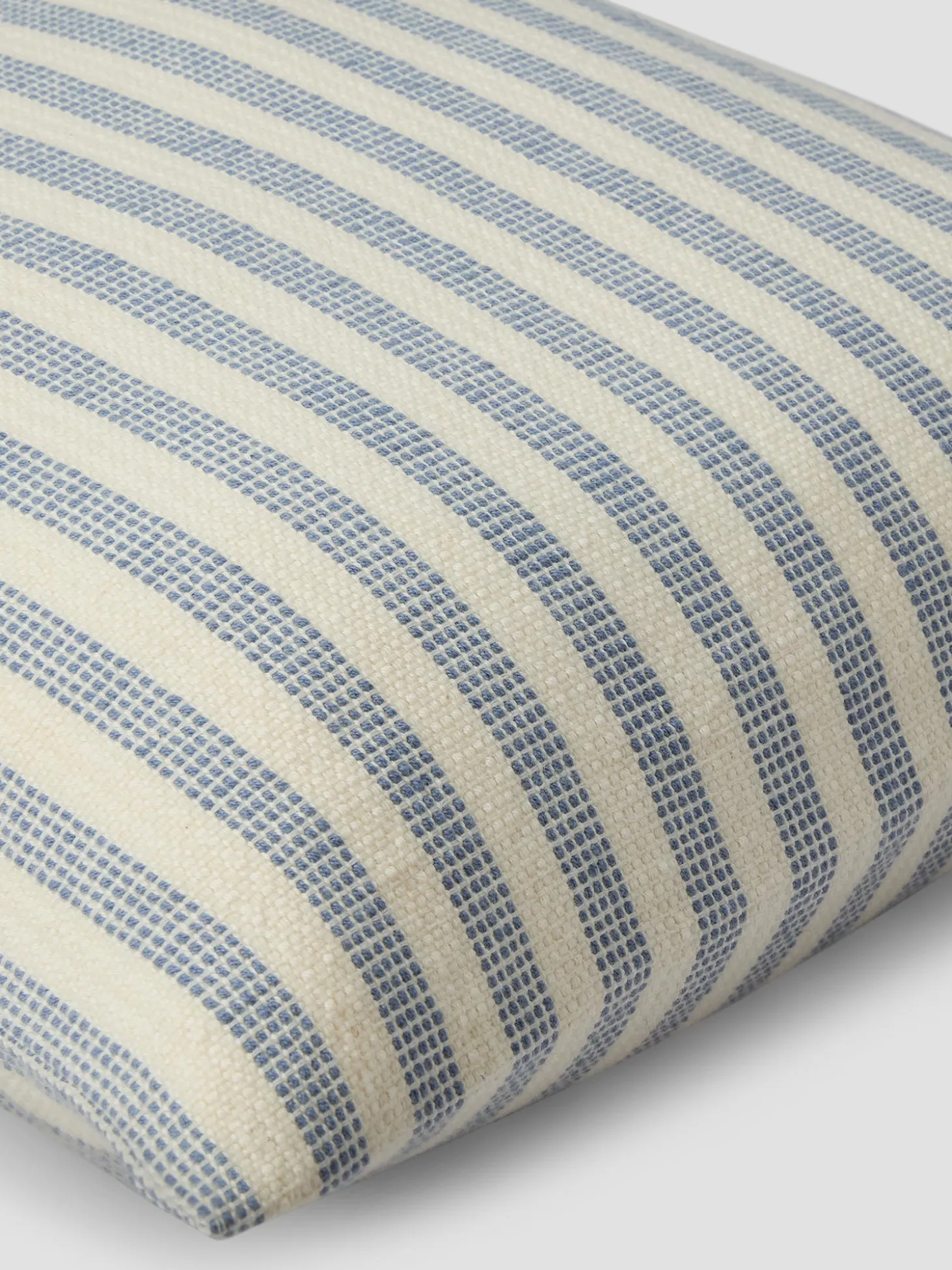 Coastal Blue Pembroke Stripe Wool Cushion Cover