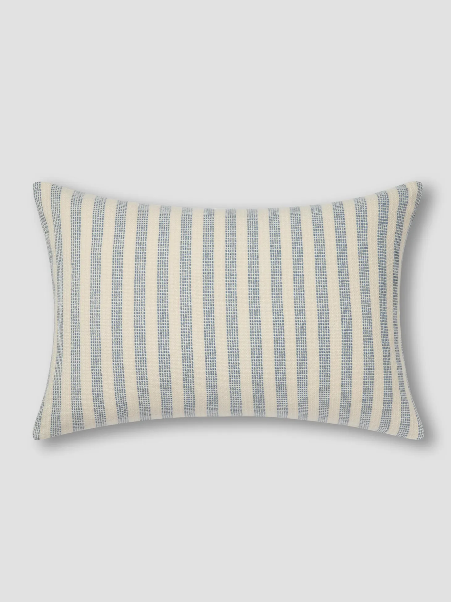 Coastal Blue Pembroke Stripe Wool Cushion Cover