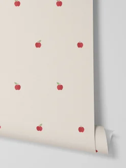 Cream Apples Wallpaper