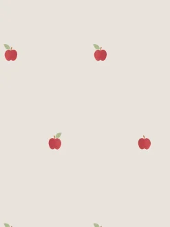 Cream Apples Wallpaper
