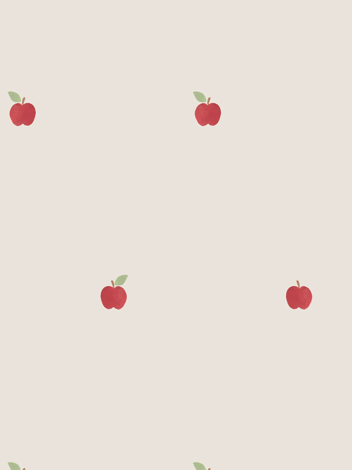 Cream Apples Wallpaper