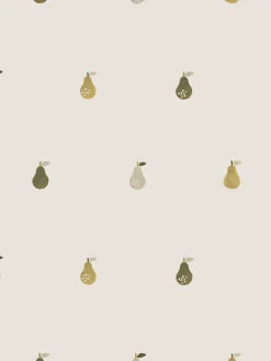 Cream Pears Wallpaper