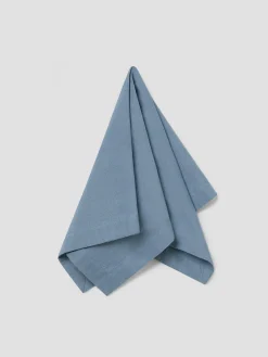 Dusk Blue Linen Blend Napkins Set of 4