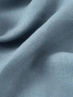 Dusk Blue Linen Blend Sheet Set
