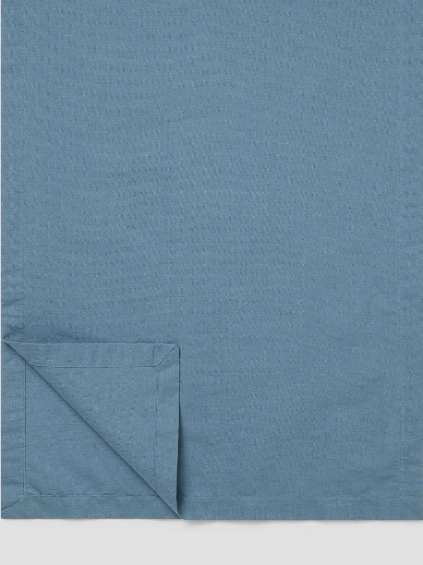 Dusk Blue Linen Blend Table Runner