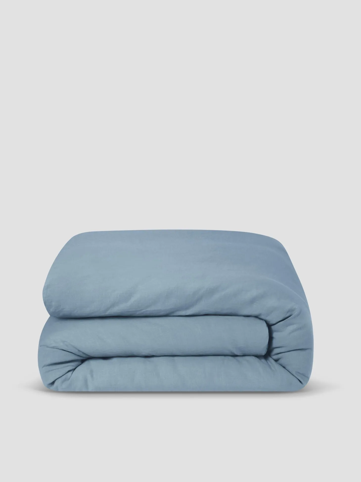 Dusk Blue 100% Linen Duvet Cover