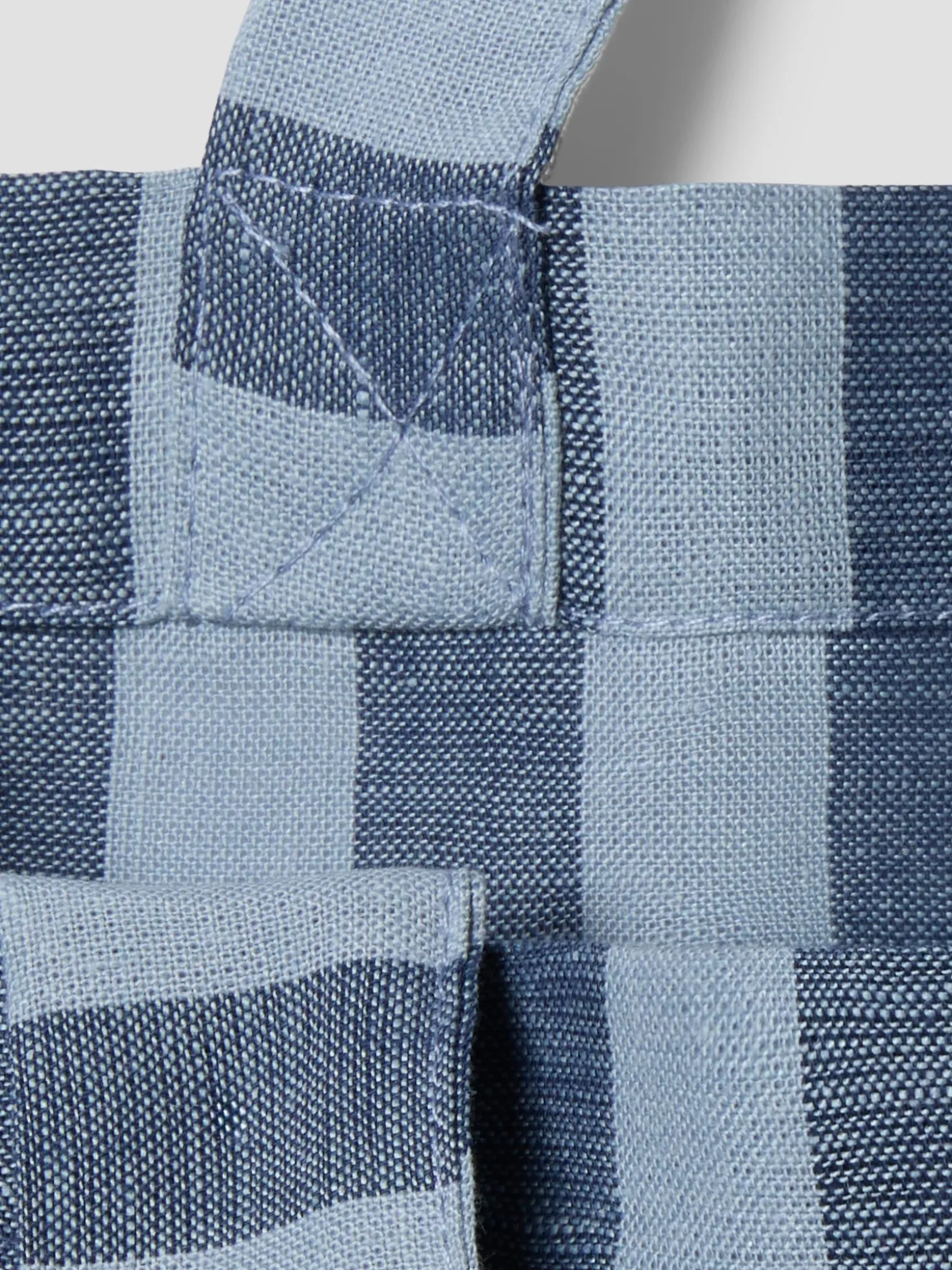 Dusty Blue Pembroke Linen Blend Tote Bag