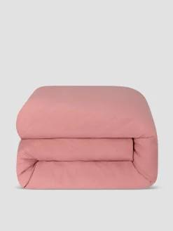 Dusty Pink Linen Blend Duvet Cover