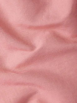 Dusty Pink Linen Blend Fitted Sheet