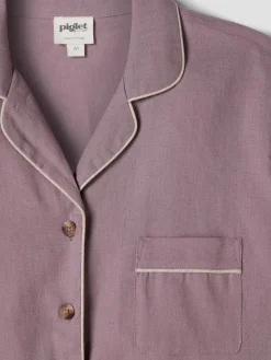 Elderberry Linen Blend Pajama Set