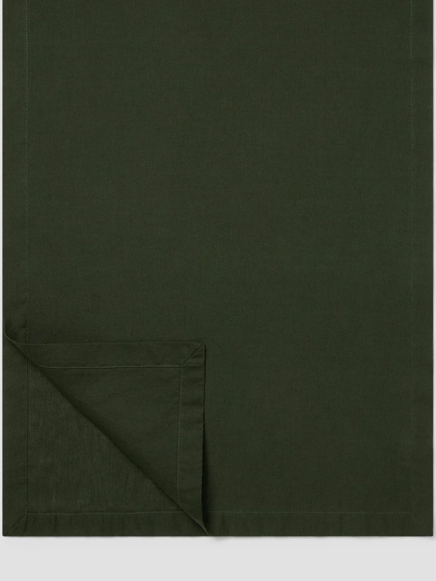 Fern Green Linen Blend Table Runner