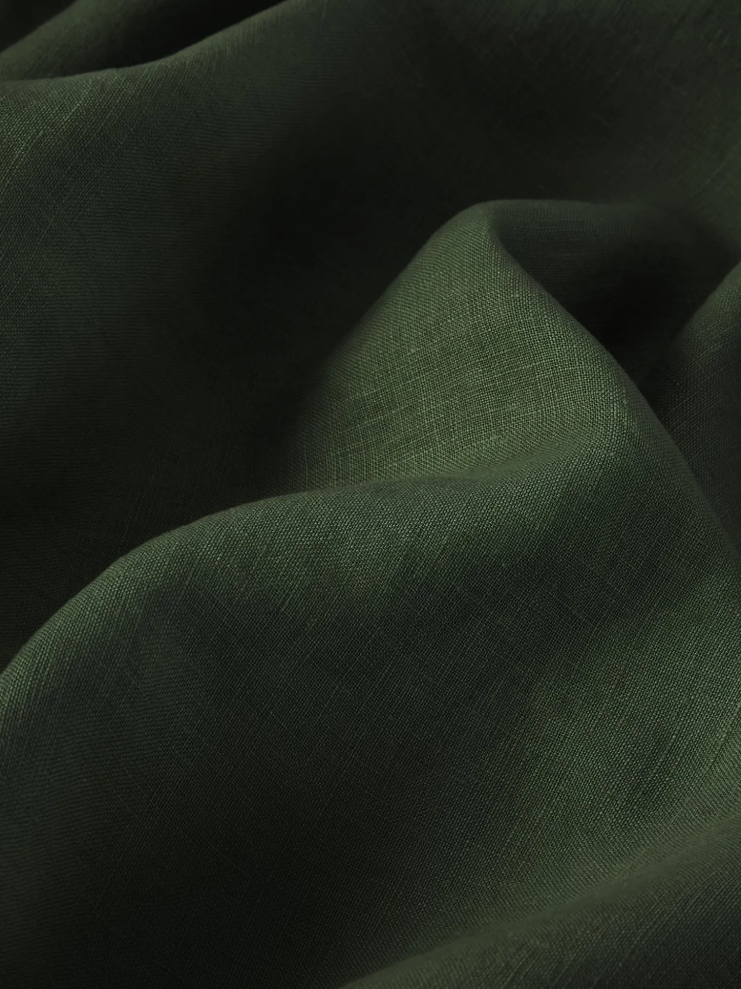 Fern Green 100% Linen Pillowcases (Pair)