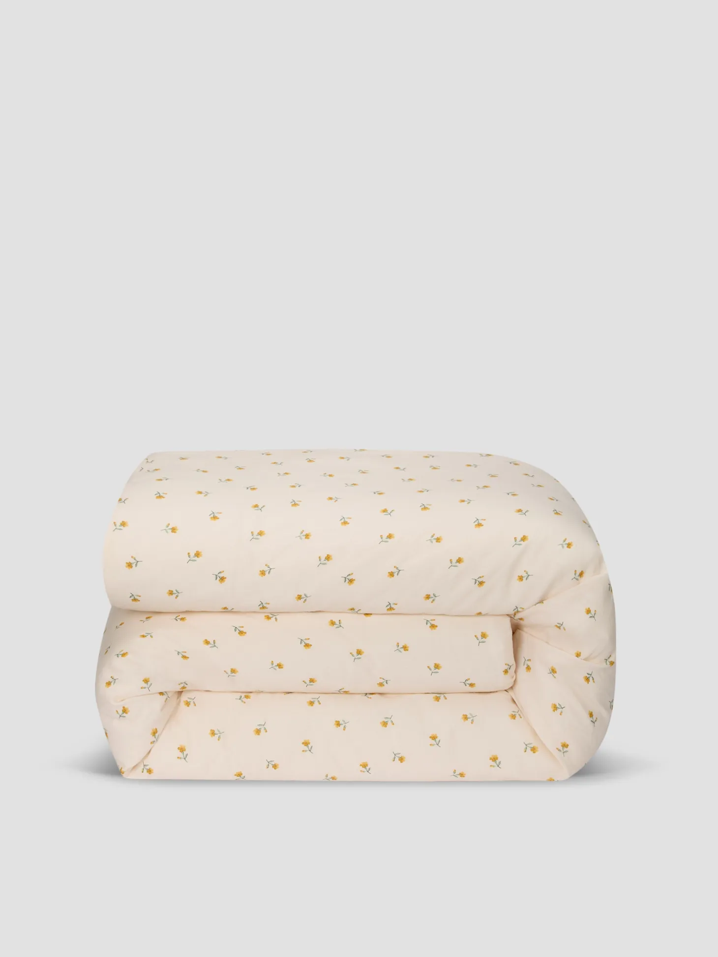 Honey Posy Bud Linen Blend Duvet Cover