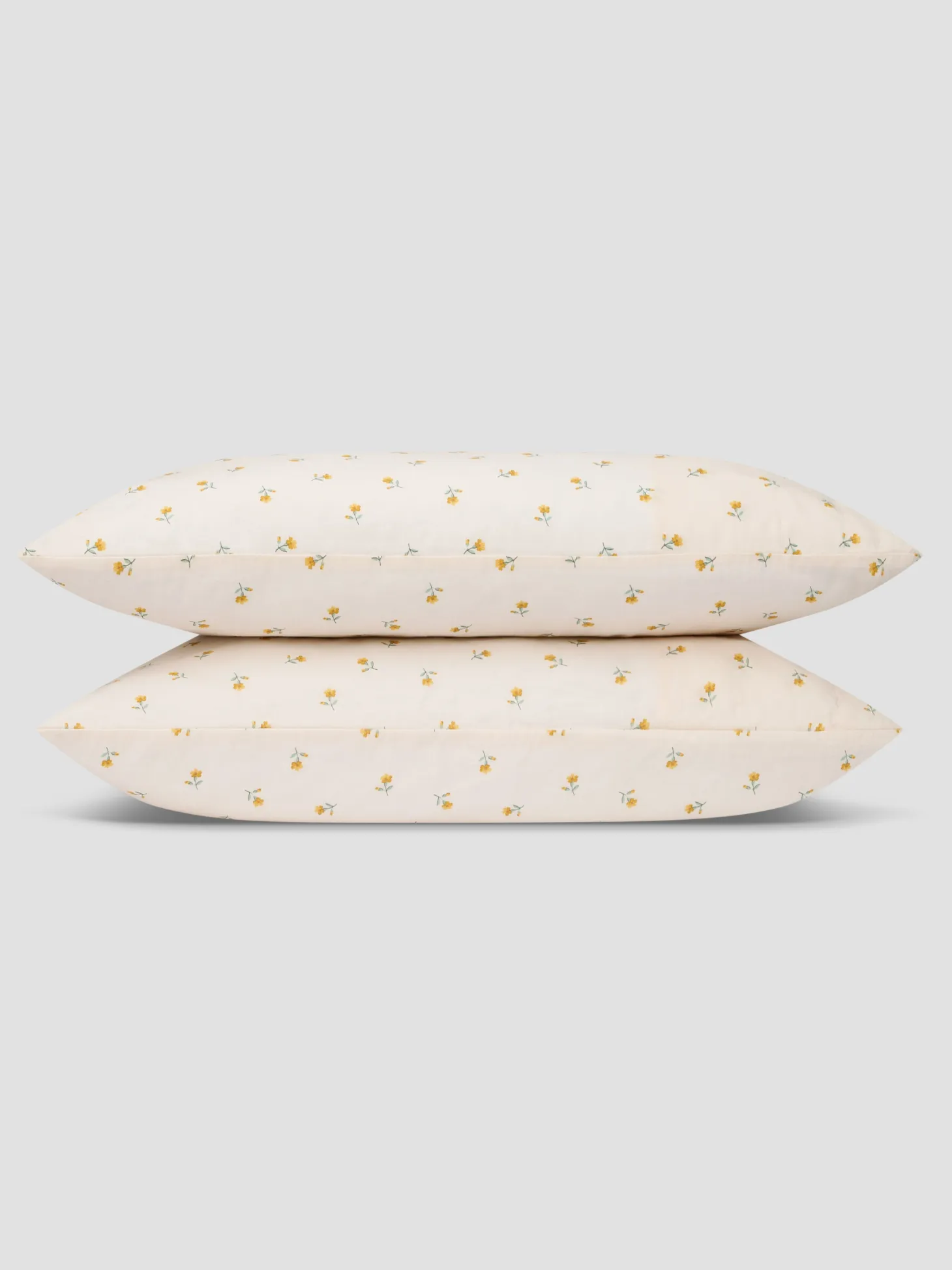 Honey Posy Bud Linen Blend Pillowcases (Pair)