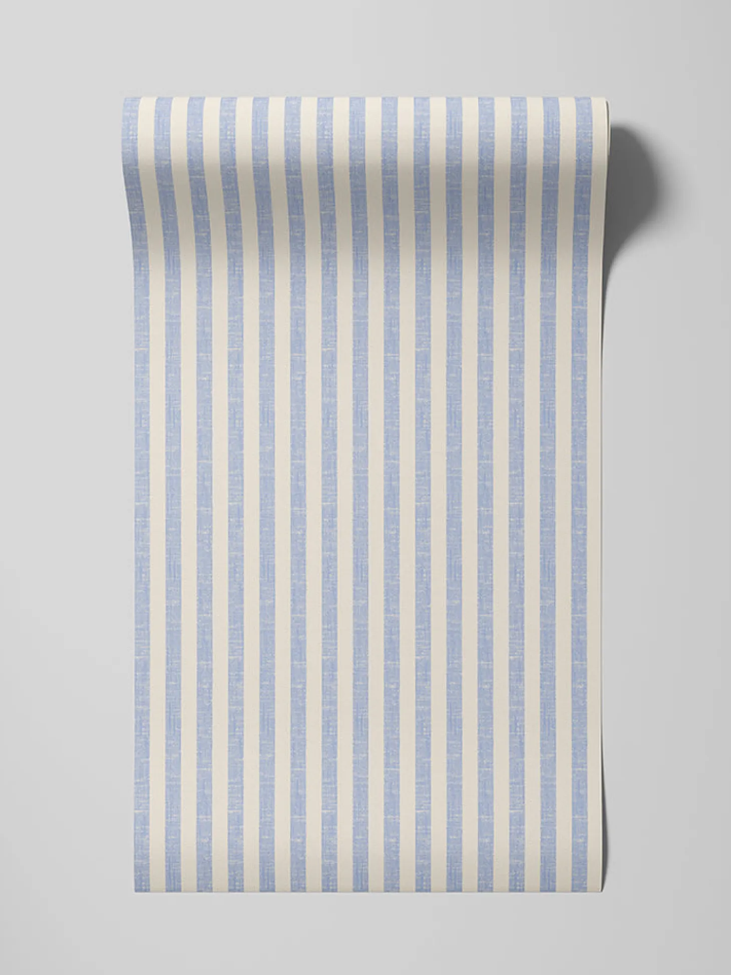 Meadow Blue Pembroke Stripe Wallpaper