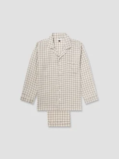 Men's Mushroom Gingham Pajama Set