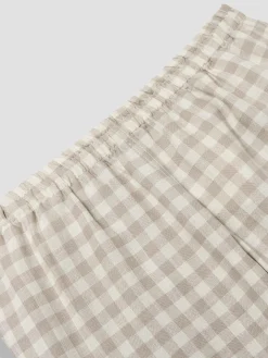 Men's Mushroom Gingham Pajama Set
