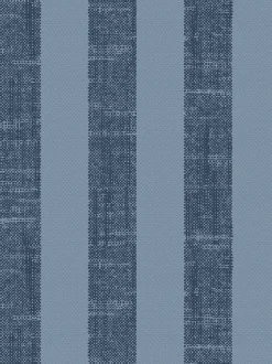 Navy Pembroke Stripe Wallpaper