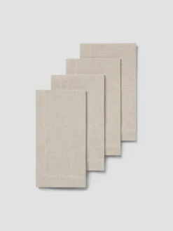 Oatmeal Linen Blend Napkins Set of 4