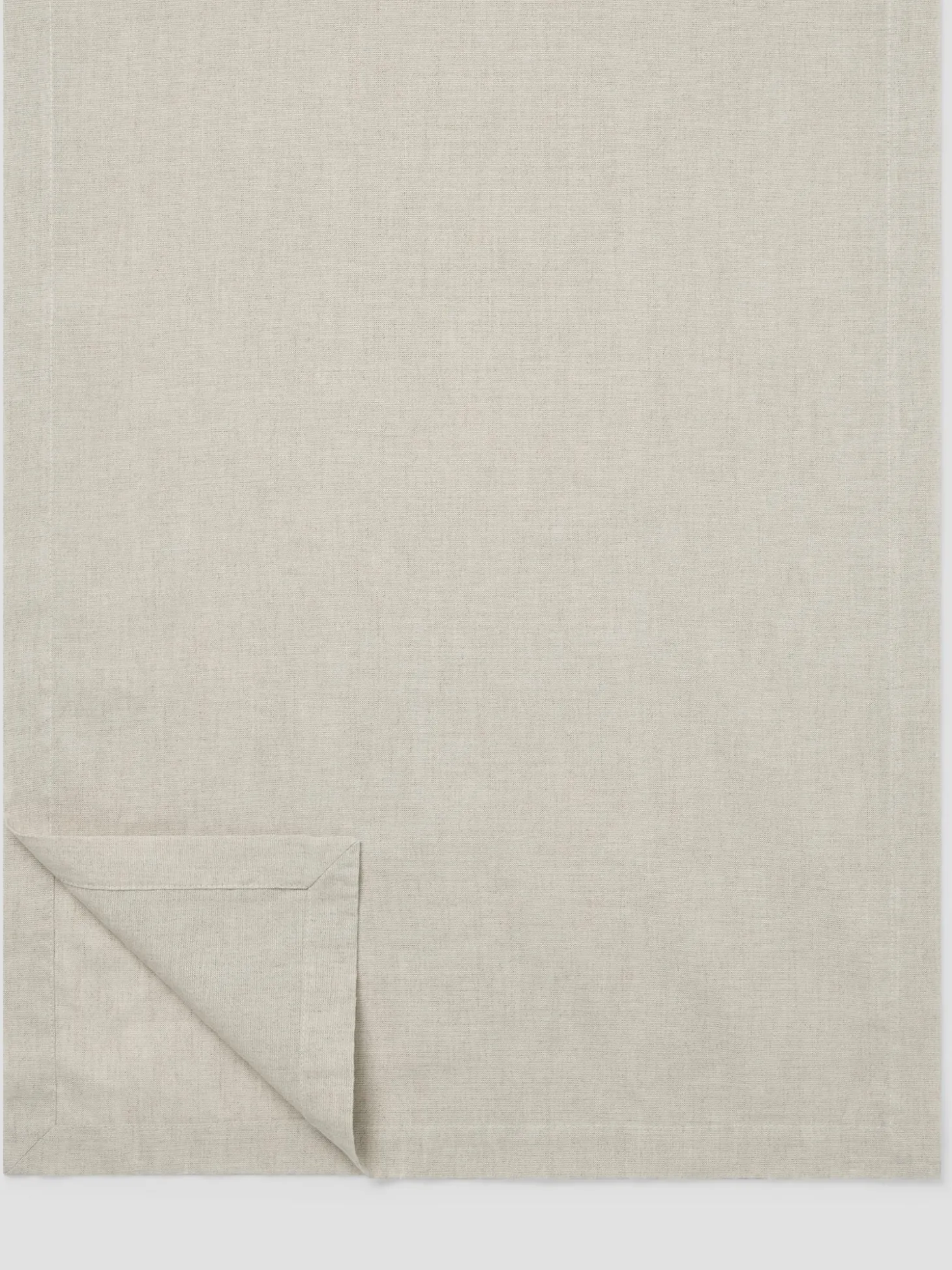 Oatmeal Linen Blend Table Runner