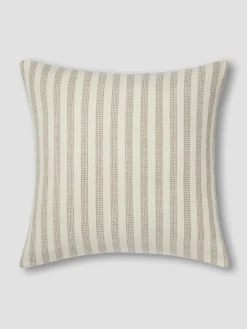 Oatmeal Pembroke Stripe Wool Cushion Cover
