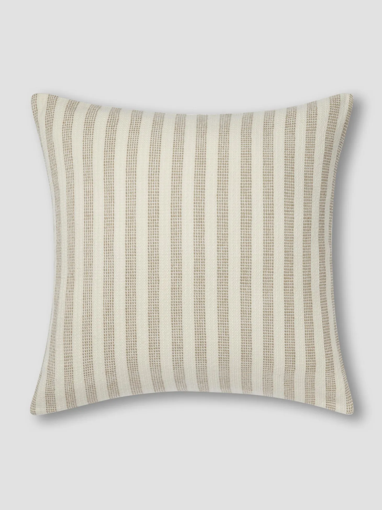 Oatmeal Pembroke Stripe Wool Cushion Cover