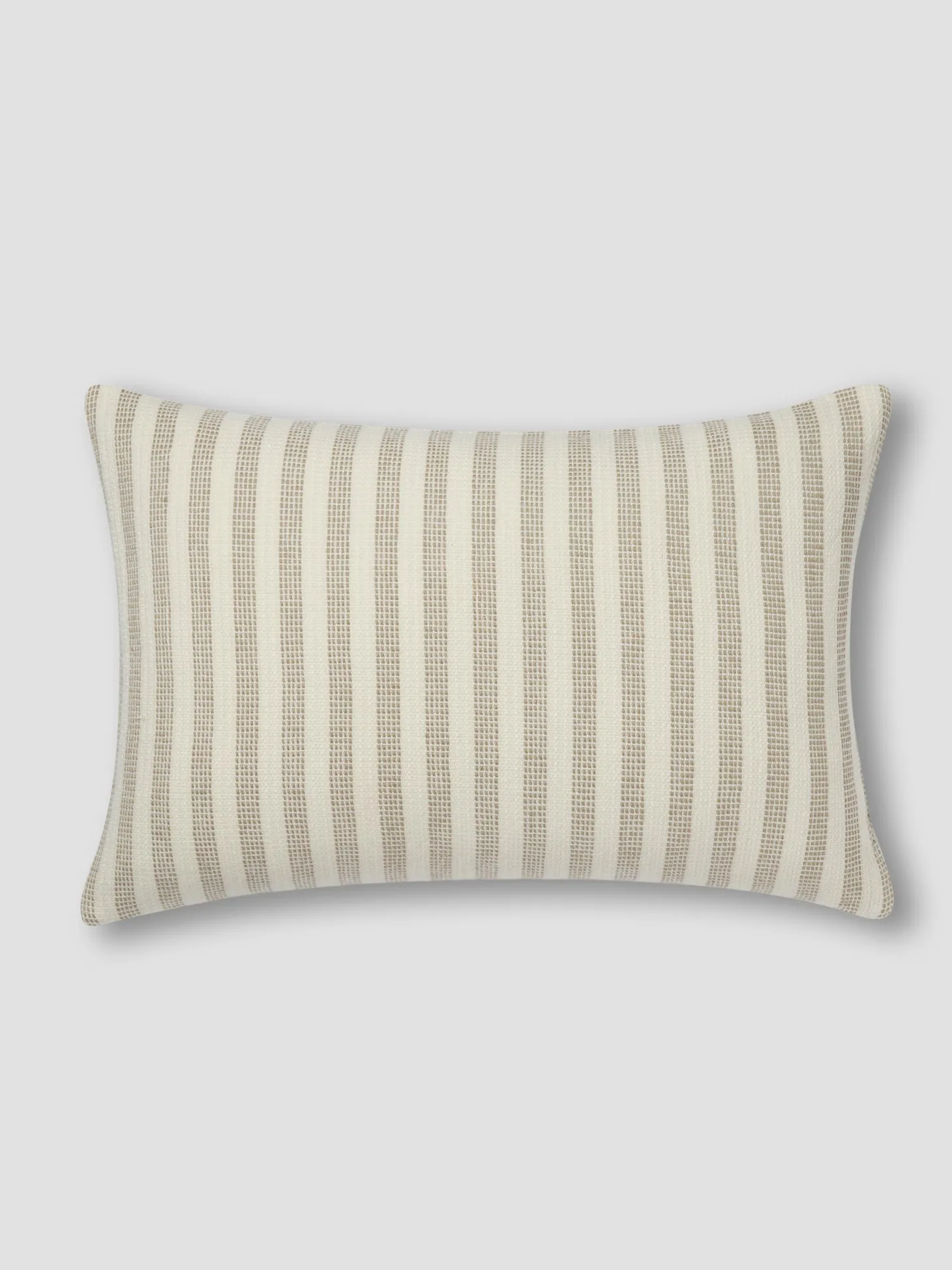 Oatmeal Pembroke Stripe Wool Cushion Cover