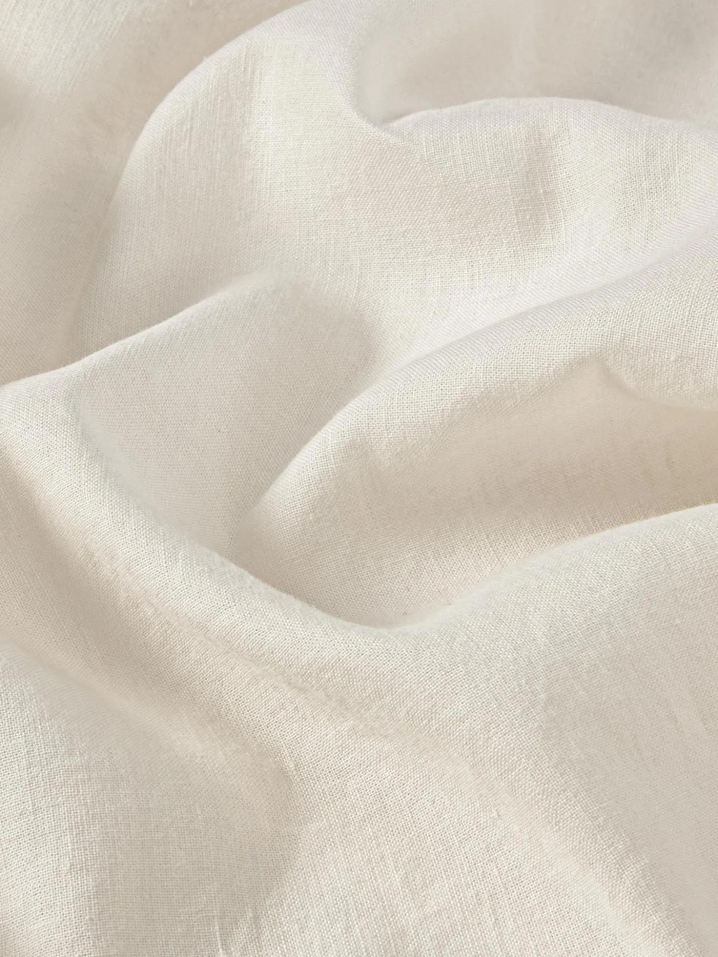 Pearl Linen Blend Duvet Cover