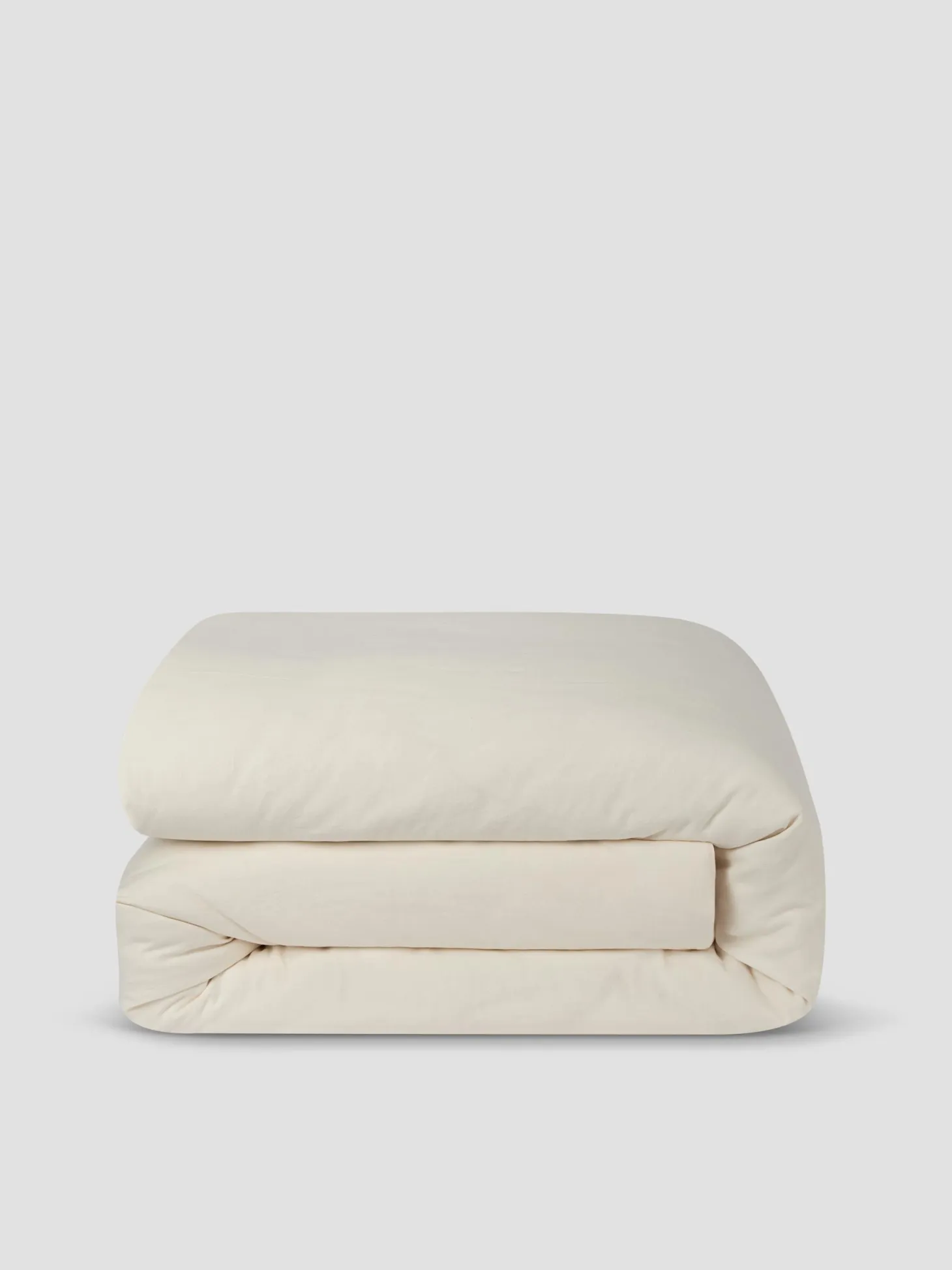 Pearl Linen Blend Duvet Cover