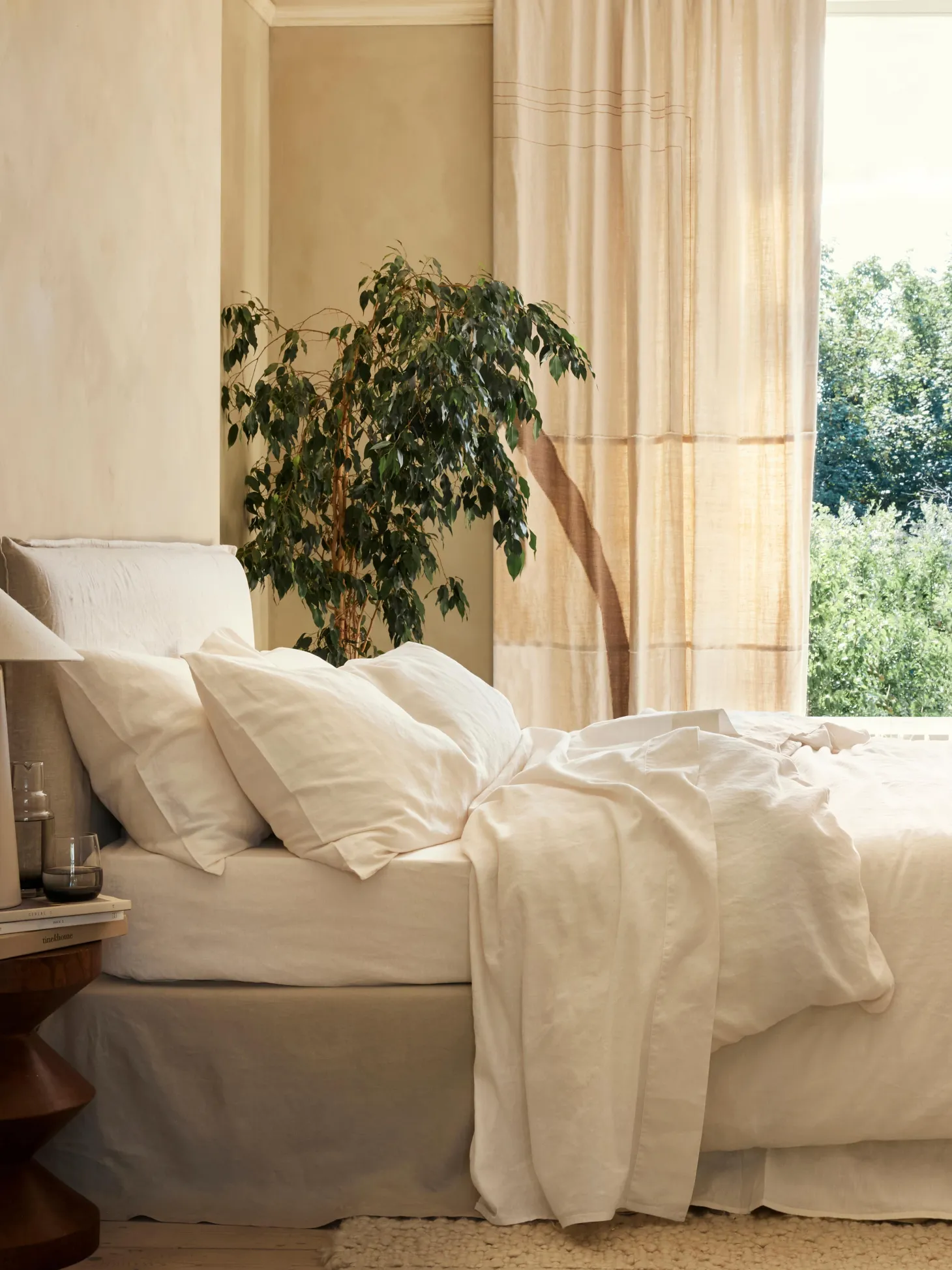 Pearl 100% Linen Duvet Cover