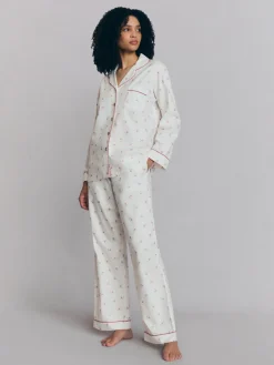 Pearl Posy Bud Cotton Pants Set
