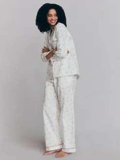Pearl Posy Bud Cotton Pants Set