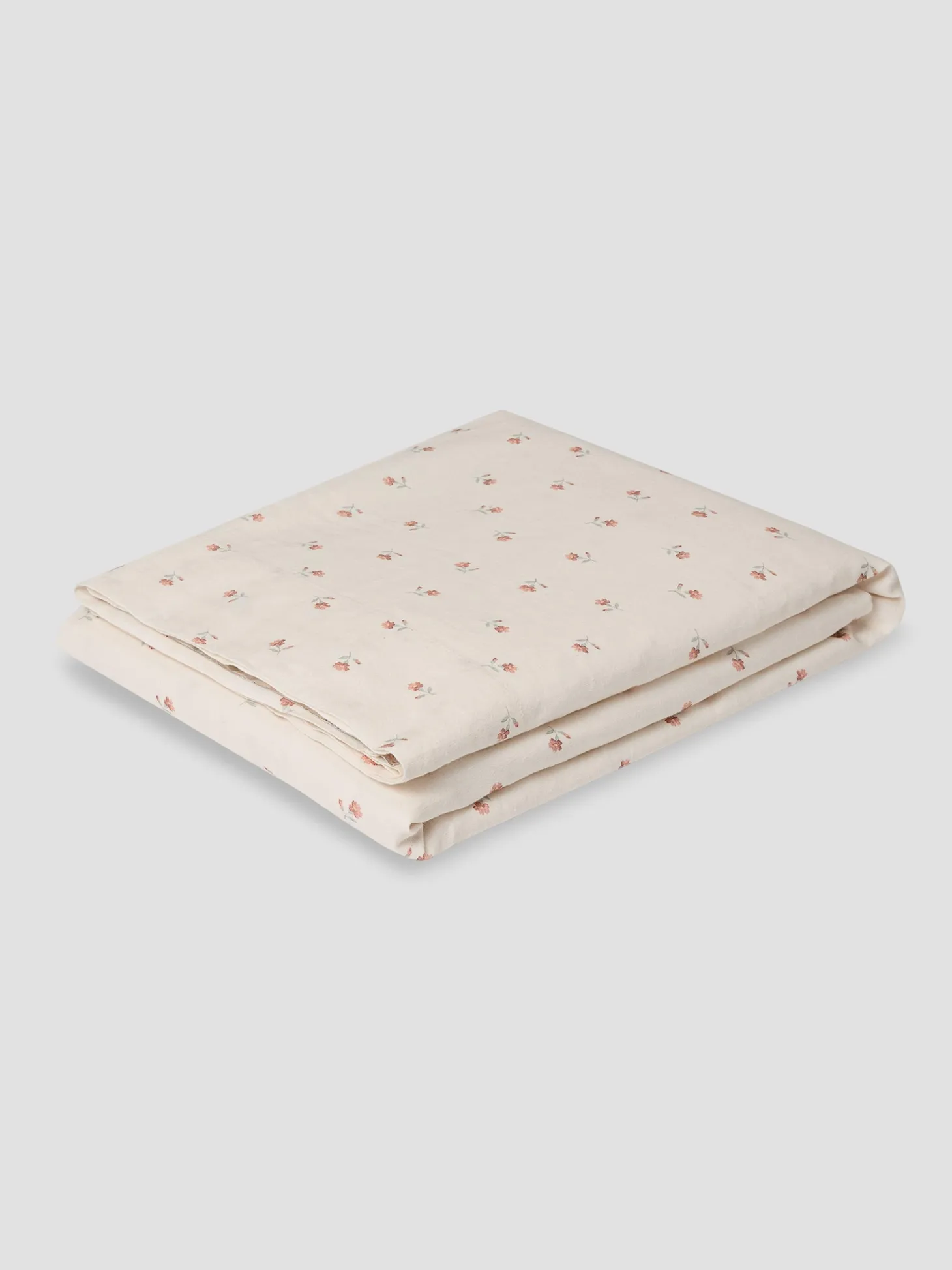 Pearl Posy Bud Linen Blend Fitted Sheet